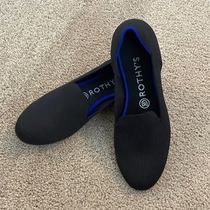 Rothy’s, black, limited wear, size 7.5